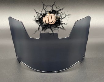 Smoke Blade Clear Full Size Helmet Visor Replica/Speed/Flex Compatible