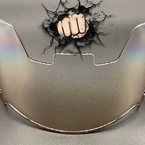 Smoke Fade Clear Full Size Helmet Visor Replica/Speed/Flex Compatible