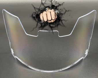 Clear Blade Full Size Helmet Visor (Display Only) Riddell Speed/Flex Compatible
