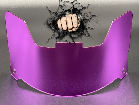 Miami Vice Pink Chrome Full Size Helmet Visor (display Only