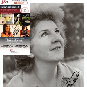 Maureen Stapleton Actress Hand Signed Autograph 8x10 Photo with JSA COA