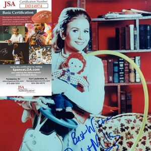 Juliet Mills Actress Nanny and The Professor Hand Signed 8x10 Photo with JSA COA
