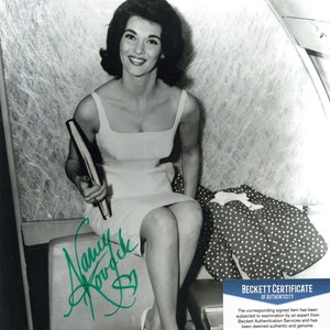 Nancy Kovack Actress Hand Signed Autograph 8x10 Photo with Beckett BAS COA