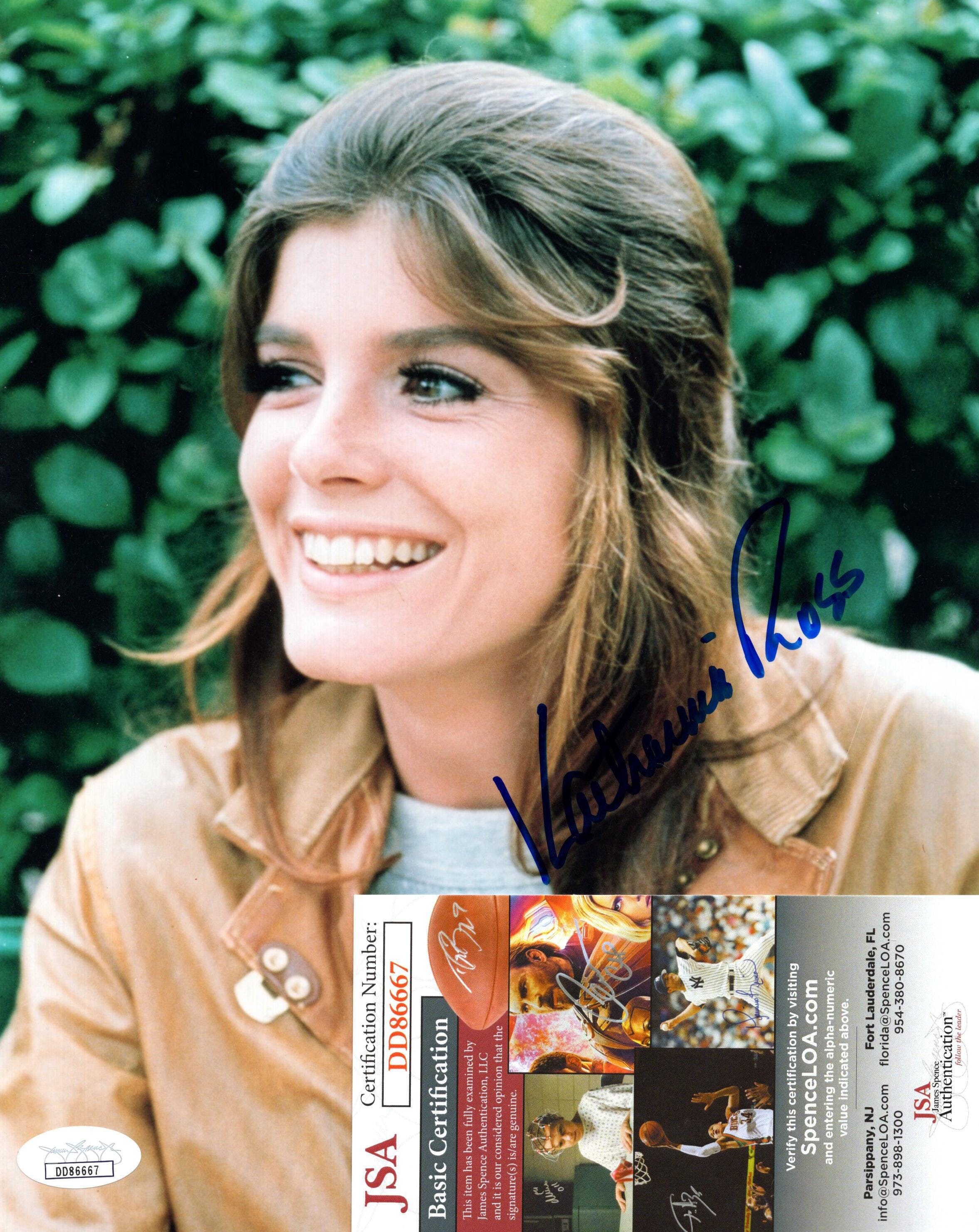 Katharine Ross Actress Hand Signed Autograph 8x10 Photo with JSA COA