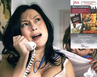 Jennifer Tilly Actress Hand Signed Autograph 8x10 Photo Bride of Chucky Movie with JSA COA