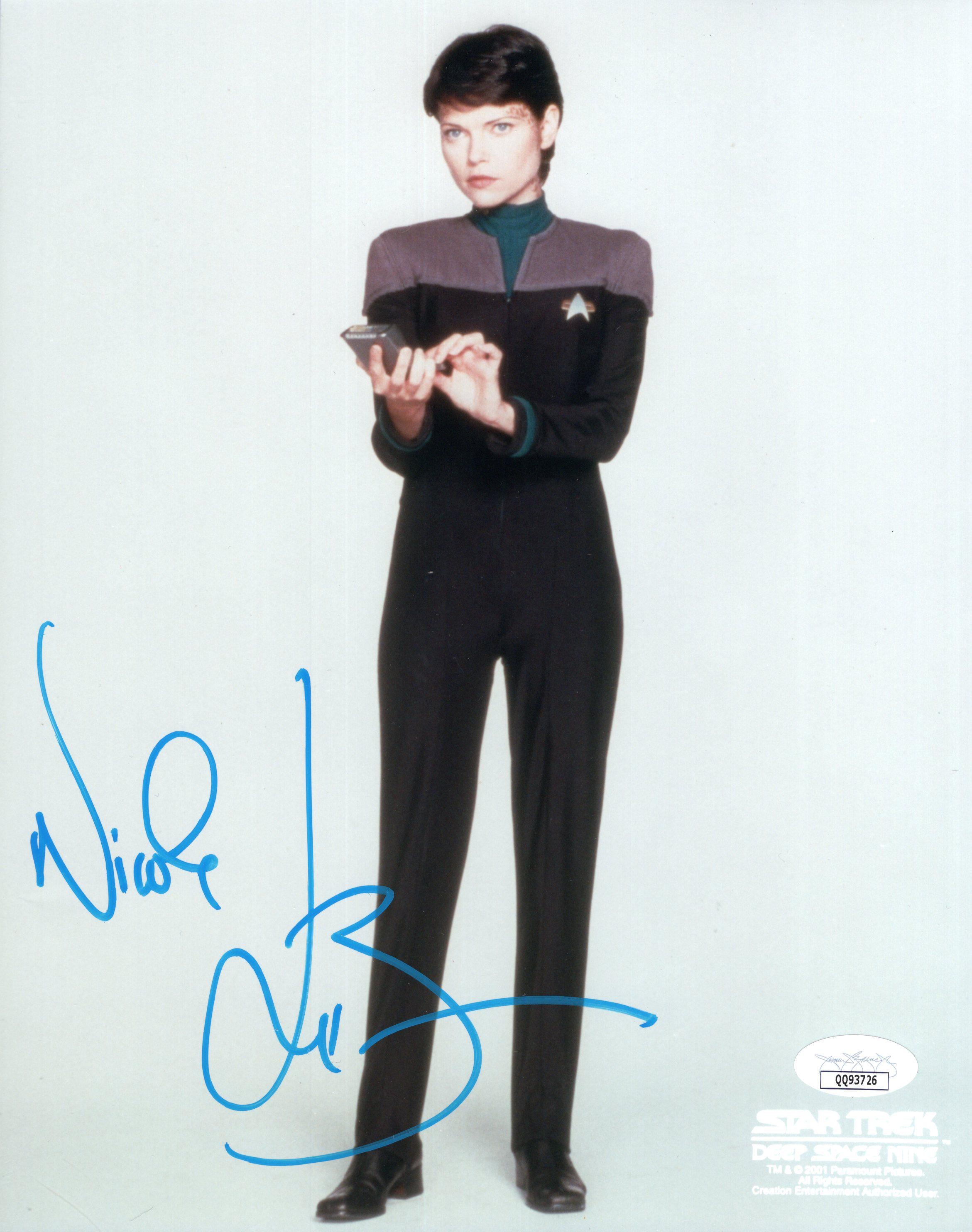 Nicole De Boer Ezri Dax Star Trek Deep Space 9 Actress Hand Signed ...