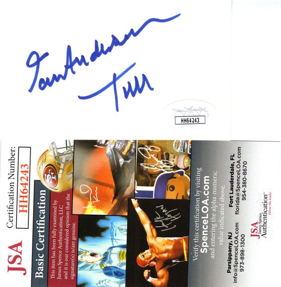 JETHRO TULL,新品,直筆サイン,Ian Anderson,ジェスロタル Lot Detail - Jethro Tull Ian Anderson Signed 