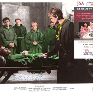 Stuart Whitman Actor Hand Signed Autograph 8x10 Photo with JSA COA Francis of Assisi