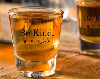 Funny Birthday Gift for Him, Bar Glass Gift, Sarcastic Shot Glass, Fathers Day Gift for Husband, Brother, Dad, Housewarming Gift for Man