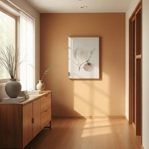 Japandi Leaf Print: Minimalist Scandi Wall Art (Digital Download) image 12
