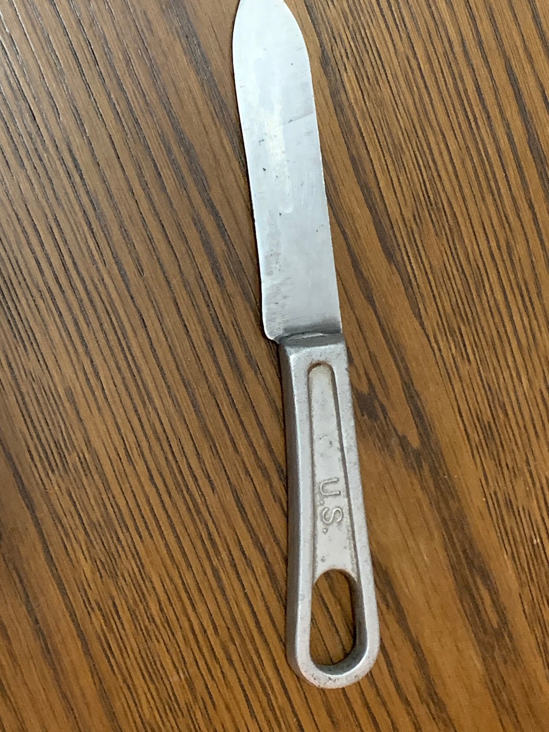 Vintage US Military Mess Kit Knife. WWII Era US Military Collectible