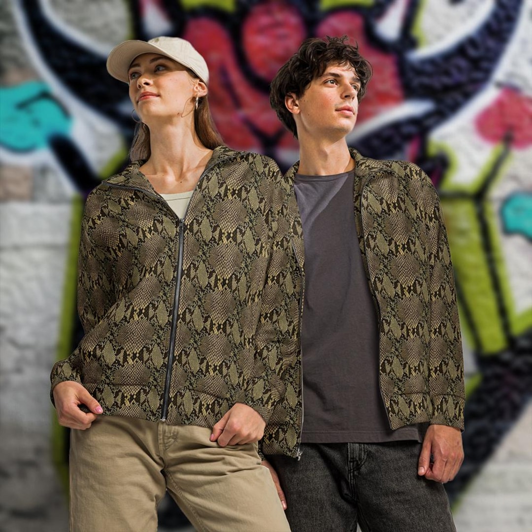 Yakuza Majima Goro Inspired Snake Skin Track Jacket - Etsy