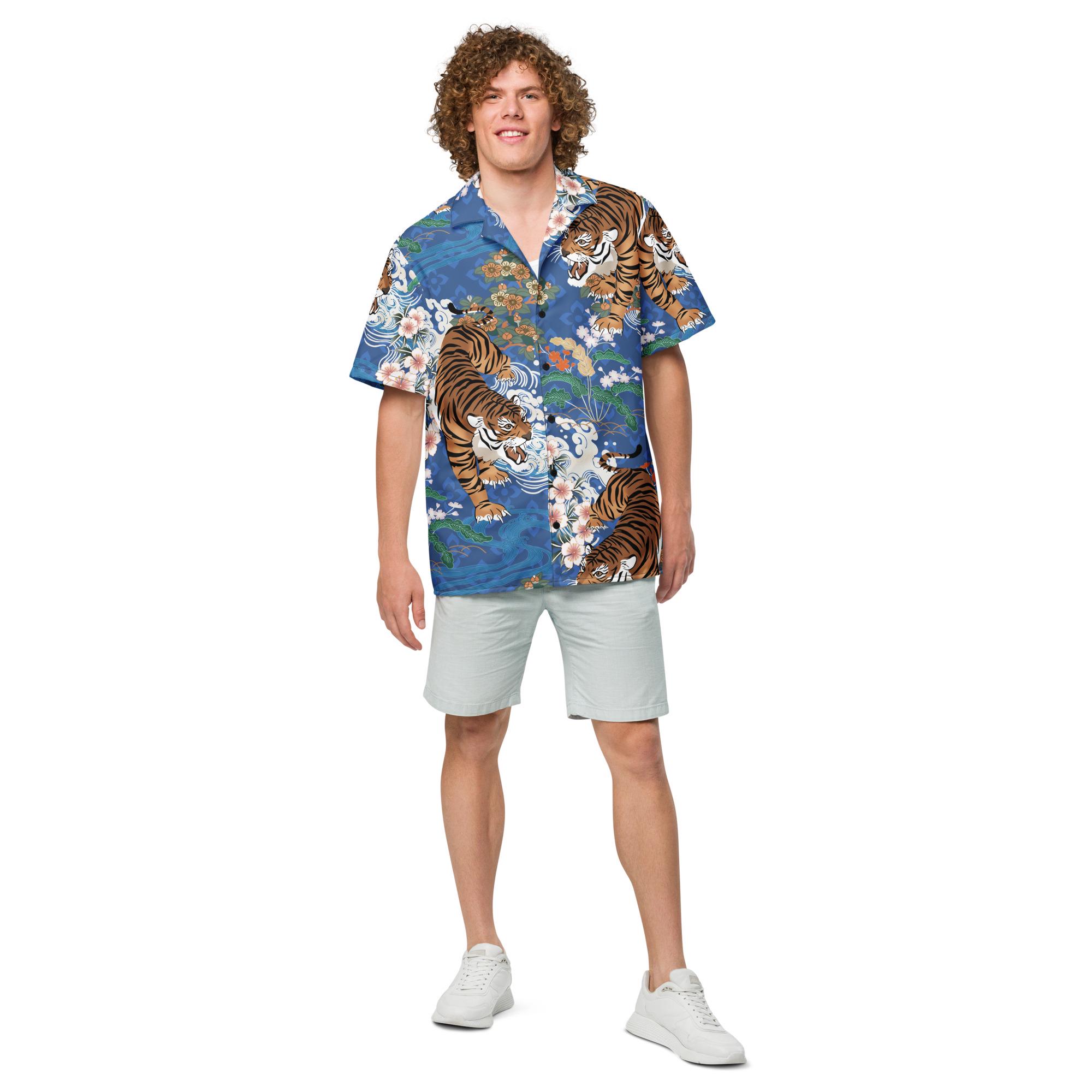 Teruhiko Shigaki Inspired Tiger Hawaiian Shirt | Like a Dragon