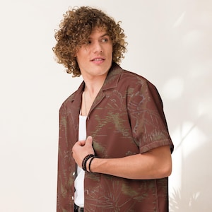 Kiryu Kazuma Okinawa Aloha Hawaiian Shirt | Yakuza 3 Inspired Tropical Button-Up | Japanese Summer Vacation Gamer Shirt