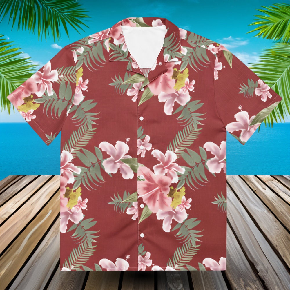 Ichiban Hibiscus Hawaiian Shirt: Like a Dragon Infinite Wealth