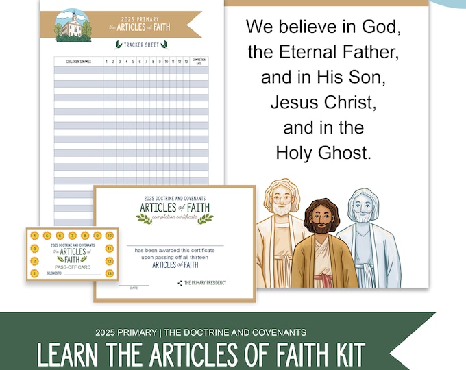 2025 Primary - Bulletin Board Kit - Doctrine and Covenants - Etsy Canada