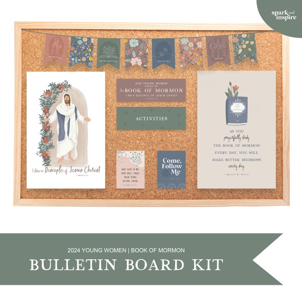 2024 Young Womens - Book of Mormon - YW Bulletin Board