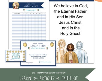 2024 Primary - Articles of Faith Kit