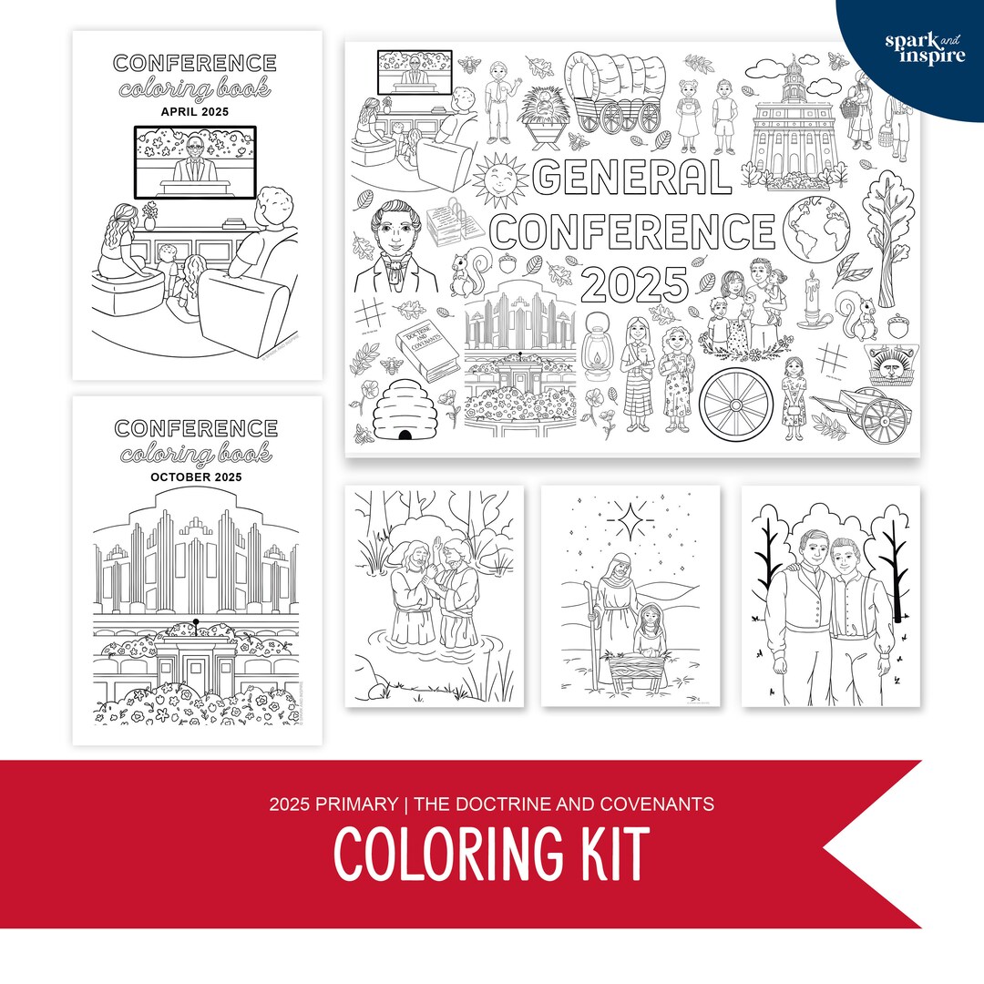 2025 Primary - Coloring Pages - Doctrine & Covenants and General ...