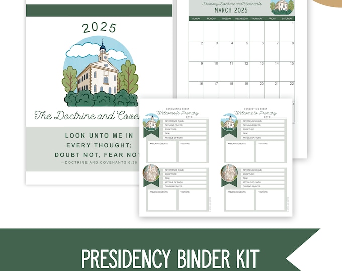 2025 Primary - Bulletin Board Kit - Doctrine and Covenants - Etsy Canada