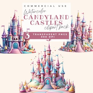 Candyland Castle Clipart Candy Party Candyland Png Candyland Clipart Komercyjne wykorzystanie Candy House Clip Art Pobieranie cyfrowe Planer cyfrowy
