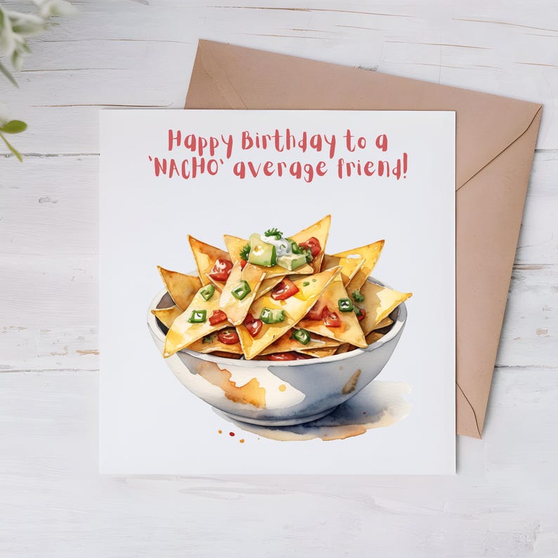 Nacho Card Nacho Clipart, Watercolor Loaded Nachos Clip Art PNG, Mexican Cuisine ...
