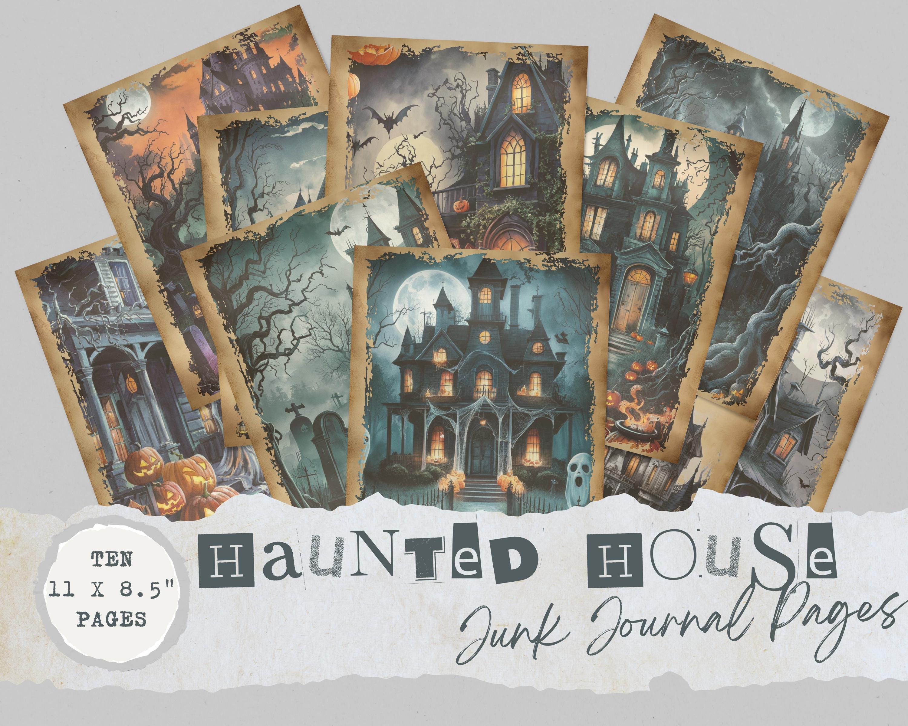 ハロウィン ジャンク ジャーナル ページ バリュー バンドル、お化け