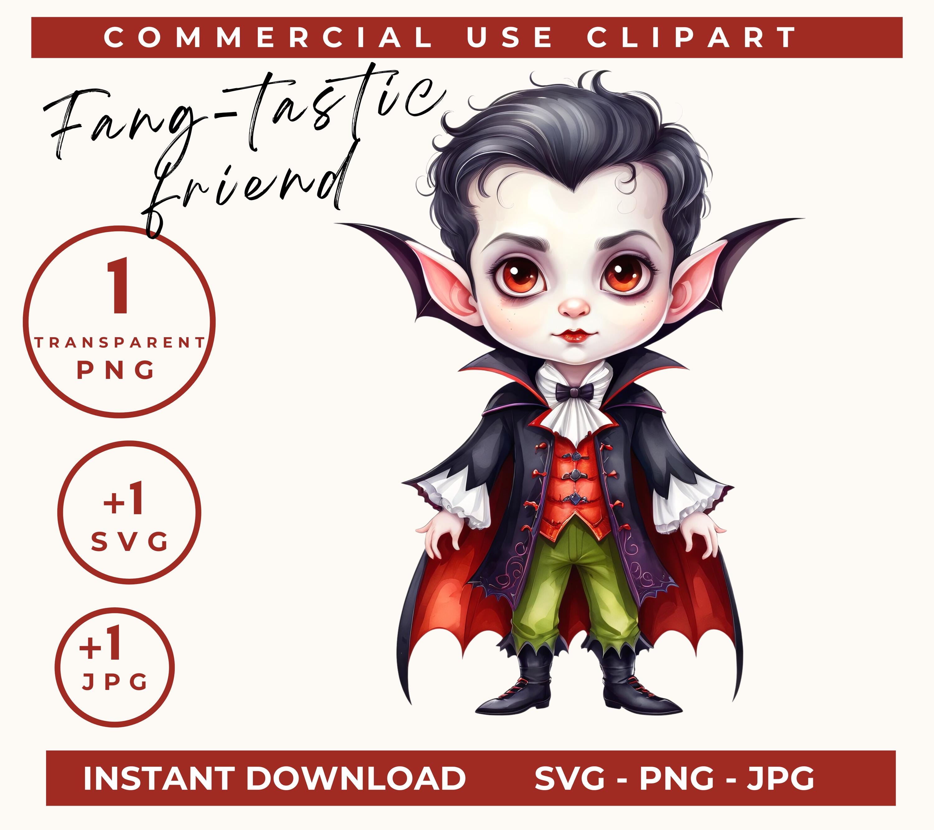 Imágenes prediseñadas de vampiros lindos, imágenes prediseñadas lindas de  vampiros de Halloween, ilustraciones espeluznantes de Drácula, gráficos  digitales, decoraciones imprimibles, uso comercial - Etsy México, image size:3000x2666