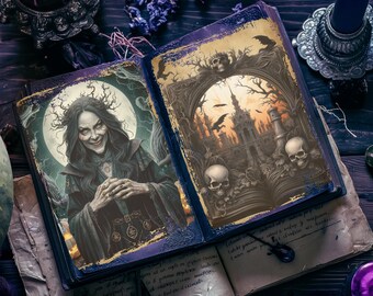 ハロウィン ジャンク ジャーナル ページ バリュー バンドル、お化け