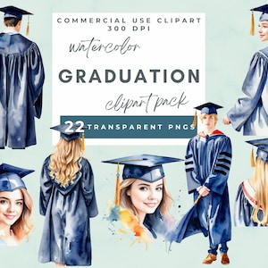 Sombrero de graduación clipart acuarela, graduación de acuarela png, gorro de graduación, imágenes prediseñadas de graduación, sombrero de graduación, fondo transparente