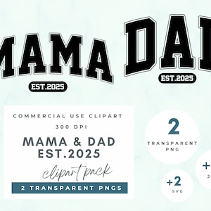 Papa HNE 2025, maman HNE 2025, nouveaux parents 2025, nouveau bébé 2025, maman 2025 png, papa 2025 png, cadeau nouveau bébé, cadeau nouveaux parents, téléchargement immédiat