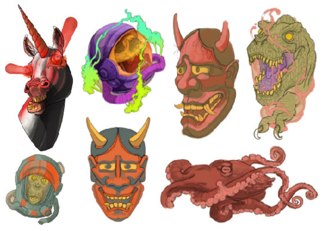 Flash: 'expressions' by Wimans Tattoo - Temporary Tattoos - A5 Sheet - Etsy, image size:1080x762