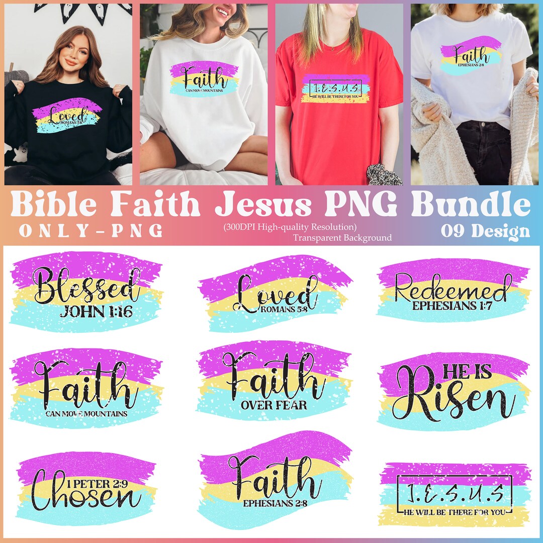 Jesus Design Bundle Png File, Cross Png, Cowhide, Christian Design ...