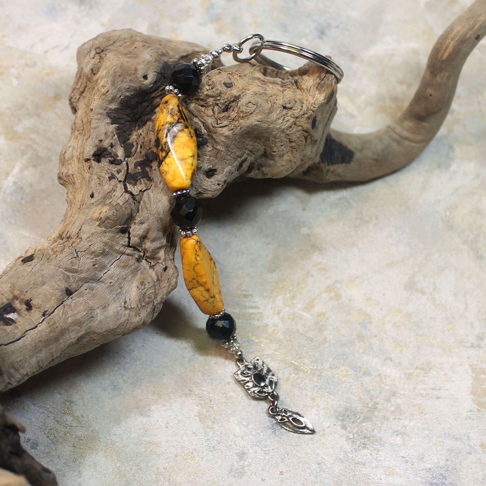 【HALEINE】 25SS/ONYX & LLIC PEARL LAYER KEYCHAIN Stylish Layered Cross Pendant Pearl Chain Necklace