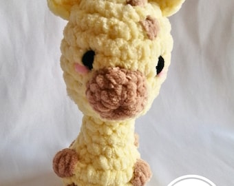 Mini Giraffe, Low sew PDF Crochet Pattern, giraffe crochet pattern, amigurumi, plushie, giraffe pattern, amigurumi giraffe pattern, crochet