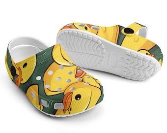 Rubber Duckies Kids' Clogs