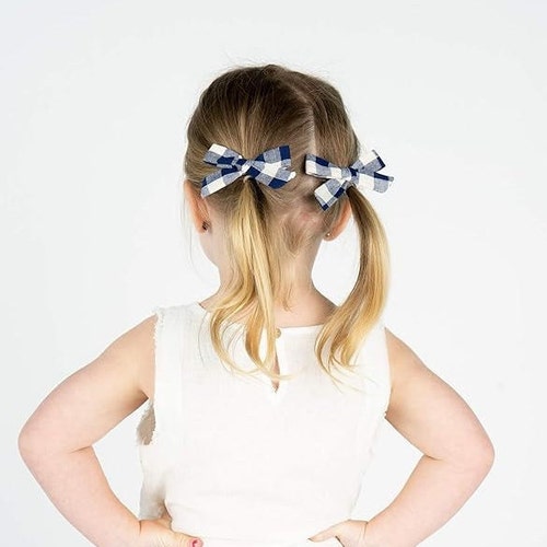Fascia Capelli Neonata Fasce per Capelli Bambina con Fiocchi Fasce Neonata nel Morbido Nylon, Multicolore (T-6Pezzi