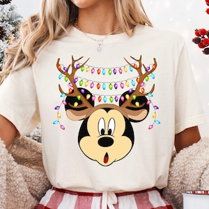 Mickey Christmas Lights Shirt, Retro Mickey Christmas Sweatshirt, Mickey Very Merry Christmas, Disneyland Xmas Shirt, Disney Christmas Crew
