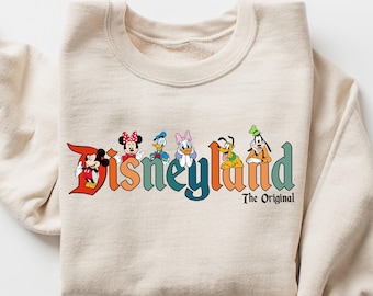 Disneyland the Original Sweatshirt Magical Land Sweatshirt Disneyland Shirt Mickey Minnie Sweatshirt Family Disneyland Vacation Shirts Etsy