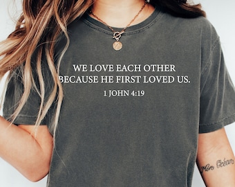 Comfort Colors Christian T-Shirt: Bible Verse, Jesus Is King