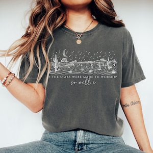 Comfort Colors Christian Shirt: 'If The Stars Were Made To Worship'