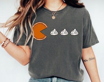 Comfort Colors Pumpkin Pie Thanksgiving T-Shirt: Women's Fall Graphic Tee