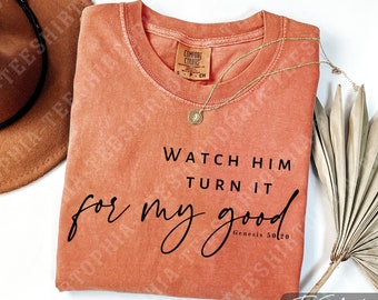Comfort Colors Christian T-Shirt: Bible Verse Faith Apparel