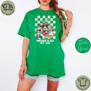 Retro Disney Sweatshirt, Mickey And Co Est 1928 Shirt, Mickey And Friends Tee, Family Vacation Gift, Magic Kingdom,Disney World Trip Sweater image 5