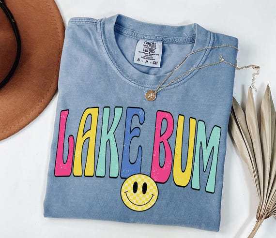 Comfort Colors Lake Bum Shirt: Summer Graphic Tee