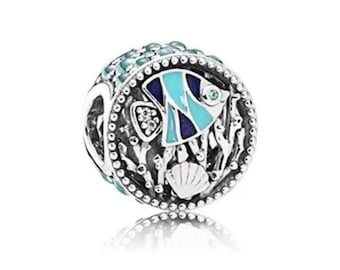 Charm Fits Pandora Original Bracelet 925 Silver Coral Reef