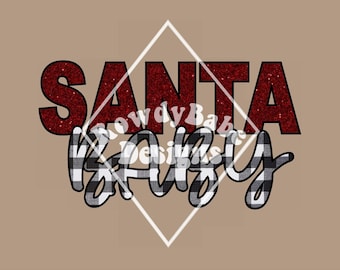 Santa Baby PNG, Digital Design, Sublimation Design, Trendy png, Trendy Sublimation, Digital Download-Shirt Design-png