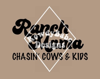 Ranch Mama PNG, sublimation design download, trendy png, digital download, cowprint mama, western mama png