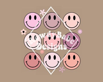 PNG de emoticonos geniales, descarga de diseño de sublimación, PNG de moda, descarga digital, PNG occidental, PNG genial, PNG retro, PNG vintage