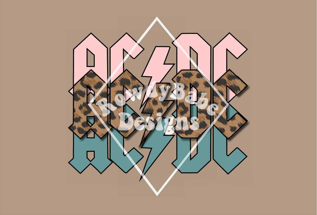 A C D C PNG, Sublimation Design Download, Trendy Png, Digital Download ...